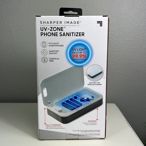 Sharper Image Other - NIB Sharper Image UV Phone Sanitizer UV Zone Essentials Sanitize Charger